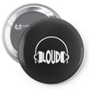 bargain loud records Pin-back button