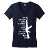 funny militaryarmymarines ak47 Women's V-Neck T-Shirt