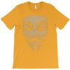 v for vendetta mask guy fawkes cool girls womens cotton t shirt dw01 T-Shirt