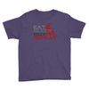 eat sleep bmx repeat Youth Tee