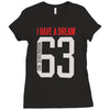 i have a dream 1963 Ladies Fitted T-Shirt
