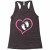 Baby Girl with Heart Any Name Customized Racerback Tank