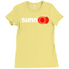 sunn amplifiers amp band guitar Ladies Fitted T-Shirt