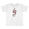 snake red black Toddler T-shirt
