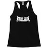fight club rule 1 you do not mention fight club Racerback Tank