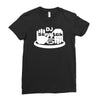 dj scratch men's Ladies Fitted T-Shirt