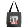 straight outta america Tote Bags