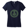 music smile Women's V-Neck T-Shirt