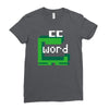 word muncher Ladies Fitted T-Shirt