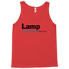 lamp   brick tamland likes this facebook thumbs up mens white t shirt Tank Top