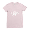 get to the point Ladies Fitted T-Shirt