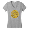azteca wars Women's V-Neck T-Shirt