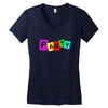front Women's V-Neck T-Shirt
