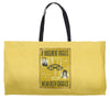 beer goggles sign, ideal gift or birthday present. Weekender Totes