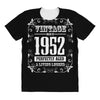 vintage made in 1952 perfectly aged a living legend All Over Women's T-shirt
