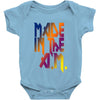 made in the am Baby Onesie