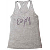 cute enjoy Racerback Tank