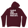 a litle life book white logo Unisex Hoodie
