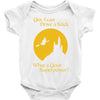 i drive a stick   halloween superpower Baby Bodysuit