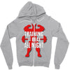 train to beat all might Zipper Hoodie