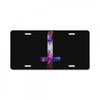 inverted galaxy cross funny  religion banter space fashion new License Plate