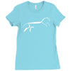 uffington horse Ladies Fitted T-Shirt