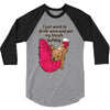 hi quality frenchie 3/4 Sleeve Shirt