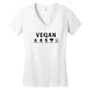 Vegan For The Planet Women's V-Neck T-Shirt