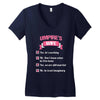umpire's wife Women's V-Neck T-Shirt