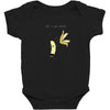 let's get naked Baby Bodysuit