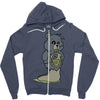 mucus bear Zipper Hoodie