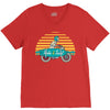 ride and surf V-Neck Tee