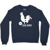 cock rides funny Crewneck Sweatshirt