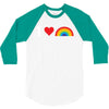 I Love Lgbt 3/4 Sleeve Shirt