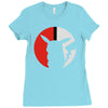 pikachu silhouette Ladies Fitted T-Shirt