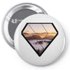 Nature Diamond Pin-back button