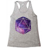 d20 galaxy Racerback Tank