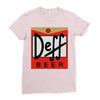 duff parody deff Ladies Fitted T-Shirt