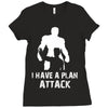 I Have A Plan Attack Ladies Fitted T-Shirt