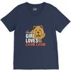 This Girl Loves Her Chow Chow V-Neck Tee