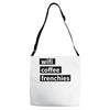 wifi, coffee, frenchies Adjustable Strap Totes