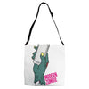 modern zombie Adjustable Strap Totes