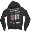 stop staring at my rack Zipper Hoodie