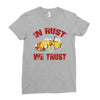 in rust we trust  rat beetle hot rod Ladies Fitted T-Shirt