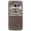 this is what an awesome uncle looks like   mens funny father's day Samsung Galaxy S7 Edge