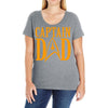 captain dad Ladies Curvy T-Shirt