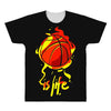 life is basketball All Over Men's T-shirt