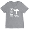 eat sleep mine funny V-Neck Tee