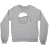 cool drink beer t shirt Crewneck Sweatshirt