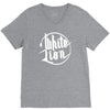 white lion V-Neck Tee